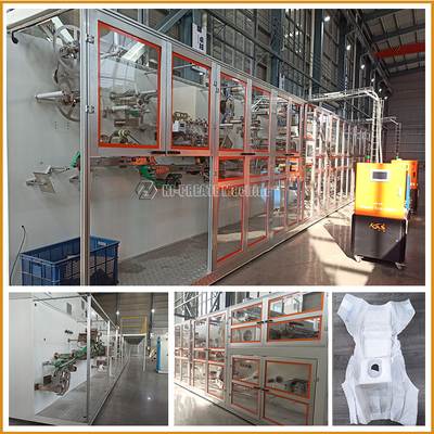 Full Automatic Production Line Disposable Dog Pet Diaper Making Machine Manufacturer With Cheap Low Price